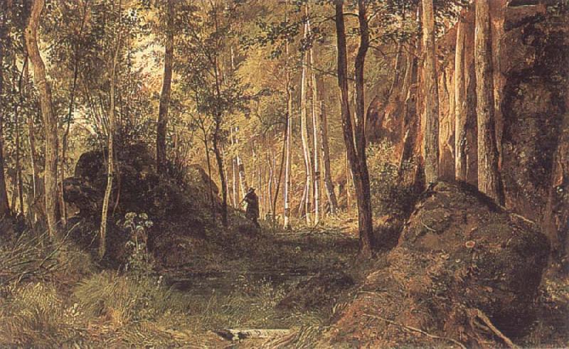 Ivan Shishkin Landscape with a Hunter china oil painting image